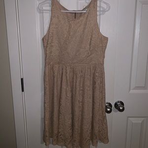 Tan summer dress